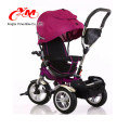 wholesale cheap baby tricycle rubber wheels/OEM 3 wheel kids tricycle with canopy from China/10inch freestyle tricycle for sale